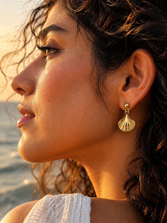 Shell Inspired Danglers