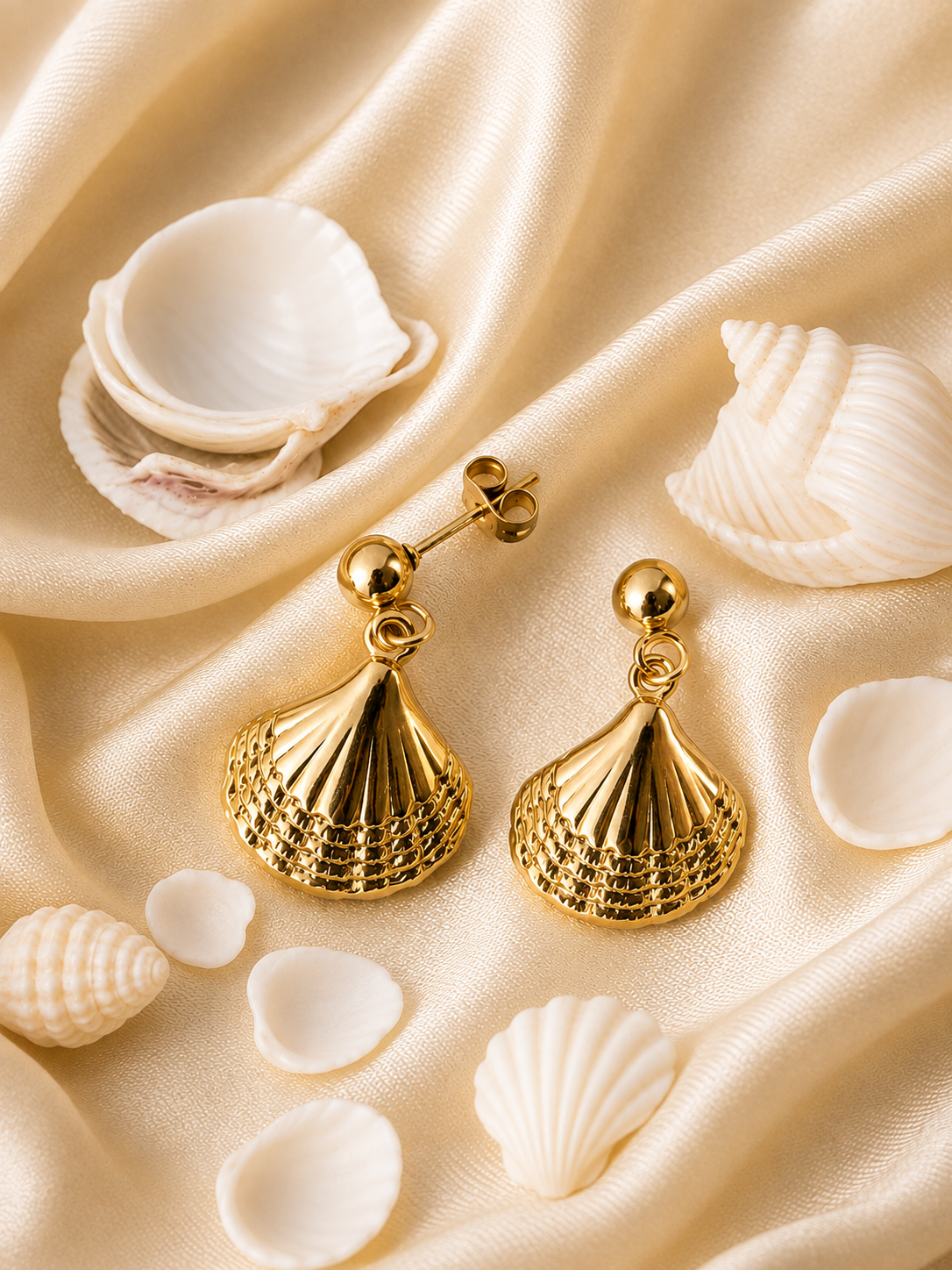 Shell Inspired Danglers